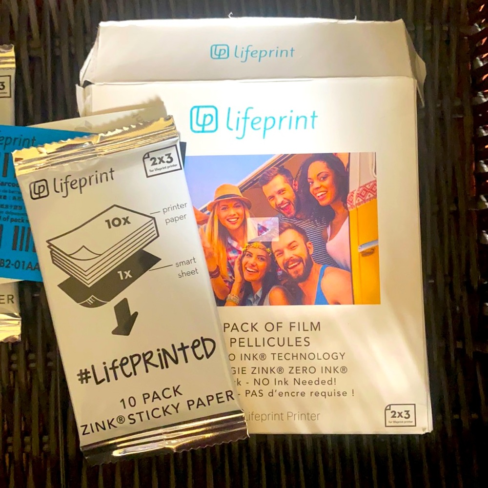 Lifeprint 2x3 Zink Sticky Paper (100)